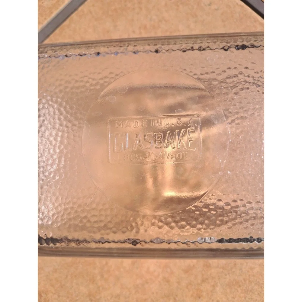 Glasbake vintage fin